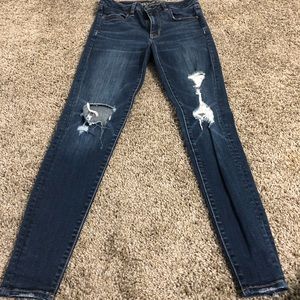 American Eagle Skinny Ripped Jeans